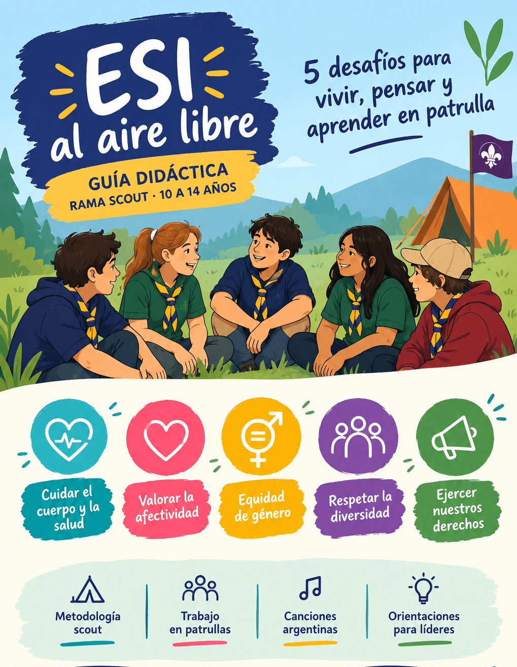 ESI al aire libre - Guía didáctica para trabajar la ESI en Scout